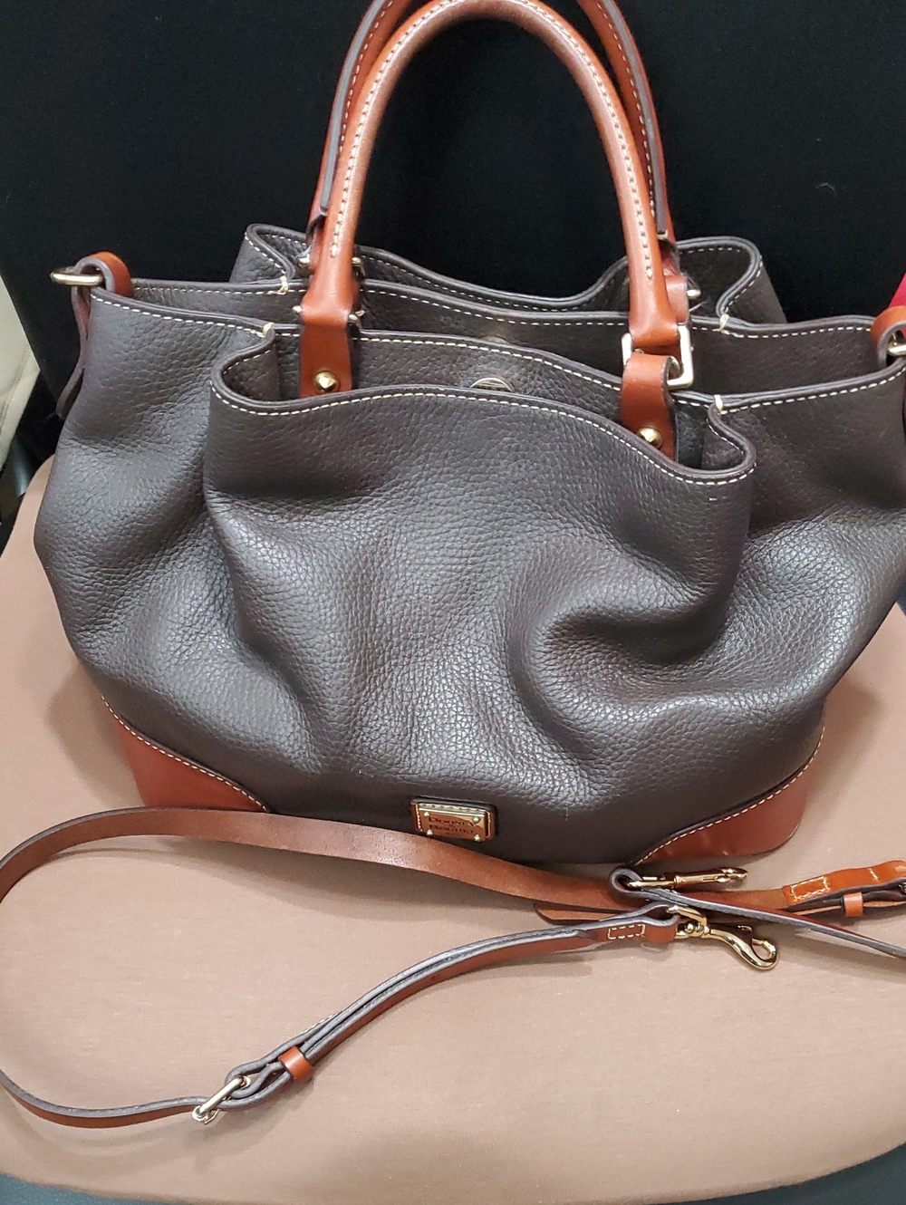 Dooney Pebble Leather Brenna